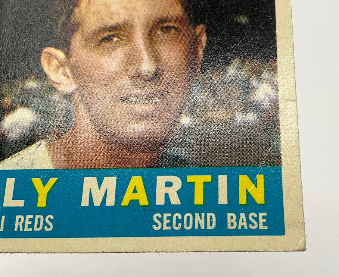 Billy Martin 1960 Topps #173 Cincinnati Reds VG #2