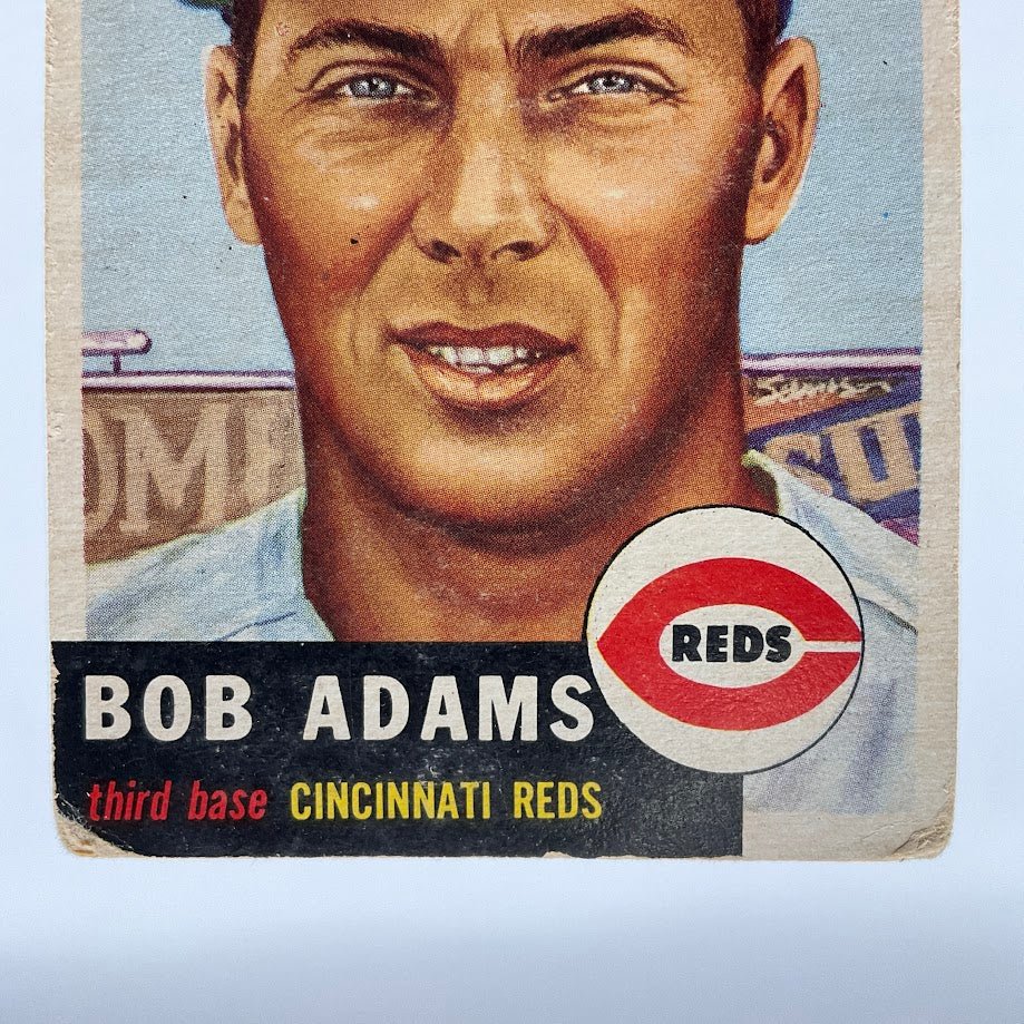 Bob Adams 1953 Topps #152 Cincinnati Reds GD