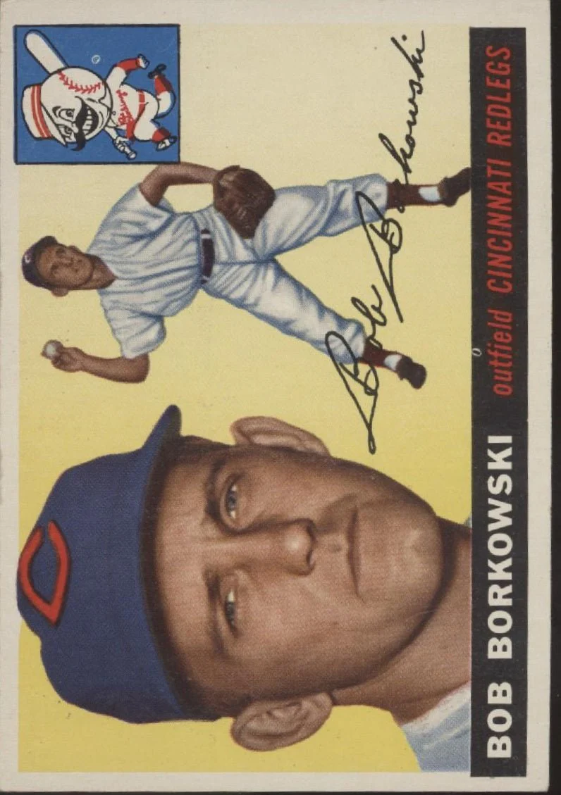 496-bob-borkowski-1955-topps-74-cincinnati-redlegs-vg-1.webp Bob Borkowski 1955 Topps #74 Cincinnati Redlegs VG