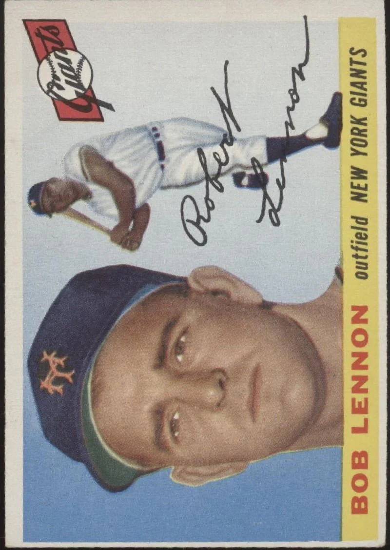 Bob Lennon 1955 Topps #119 New York Giants EX