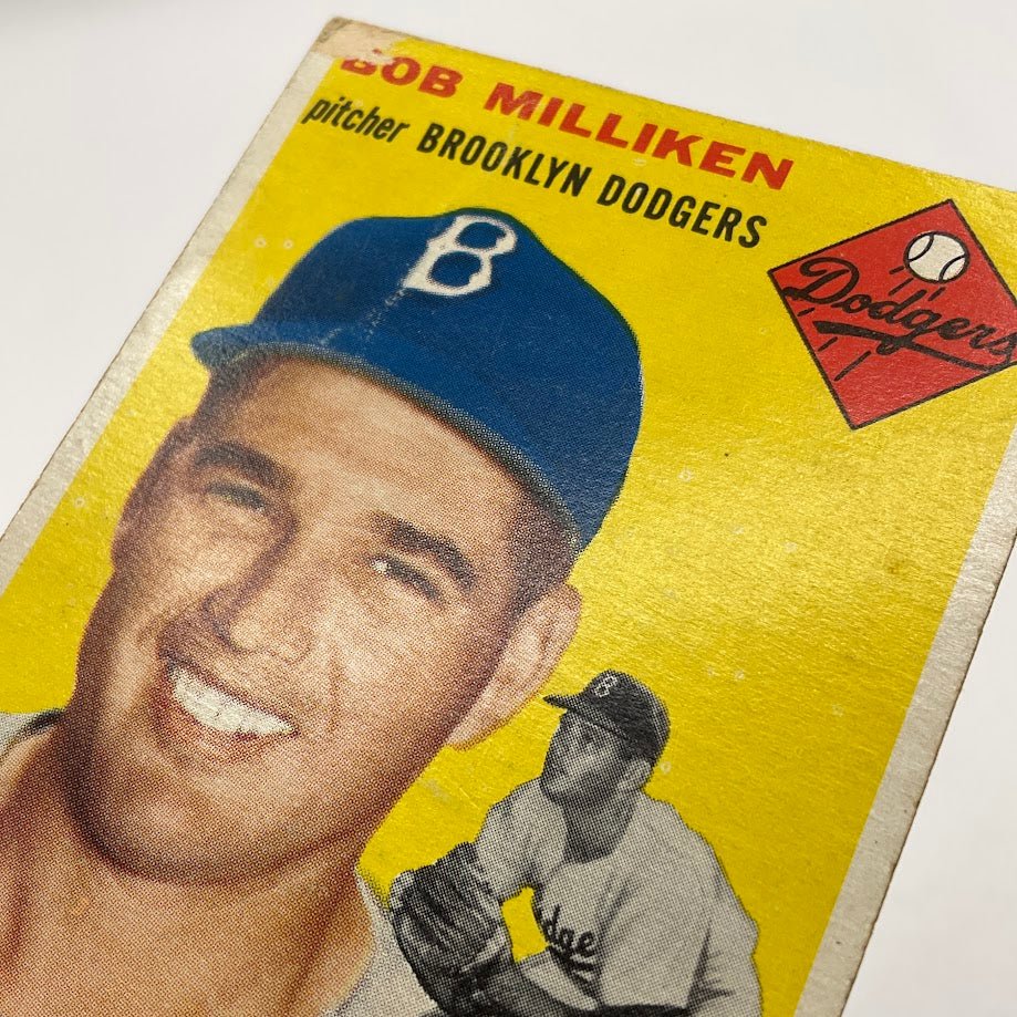 Bob Milliken 1954 Topps #177 Brooklyn Dodgers VG