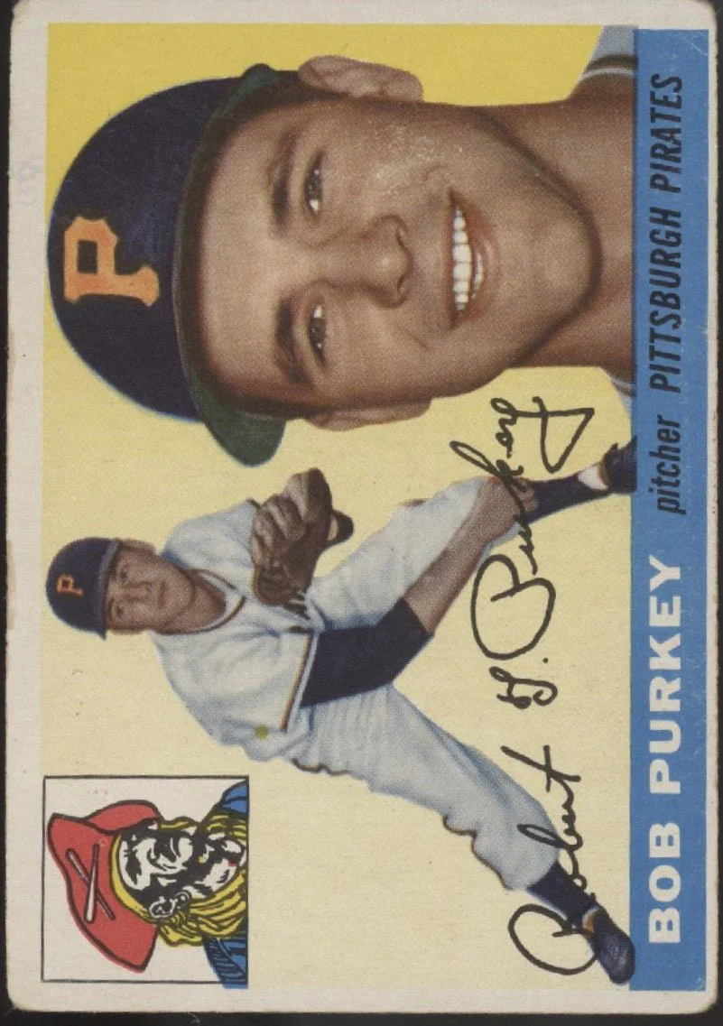 Bob Purkey 1955 Topps #118 Pittsburgh Pirates VG