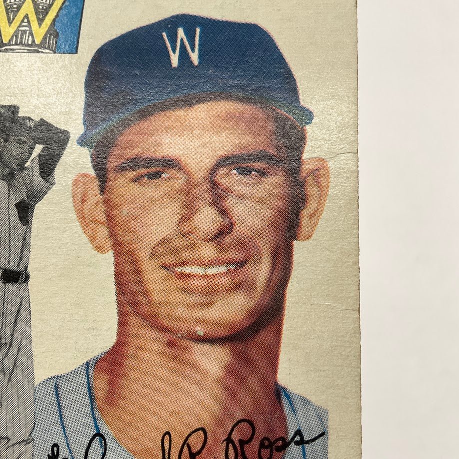 Bob Ross 1954 Topps #189 Washington Senators VG
