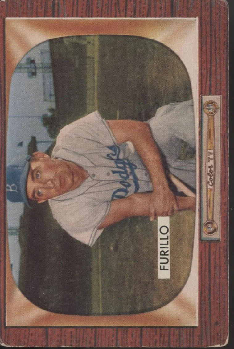 Carl Furillo 1955 Bowman #169 Brooklyn Dodgers GD
