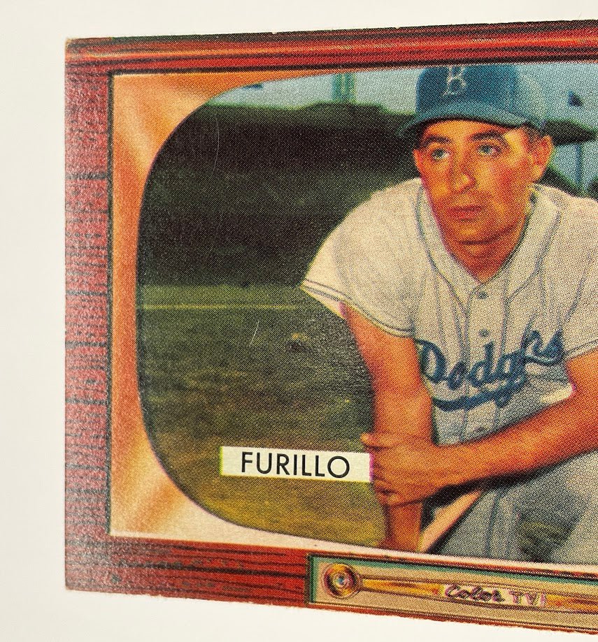 Carl Furillo 1955 Bowman #169 Brooklyn Dodgers VG #1