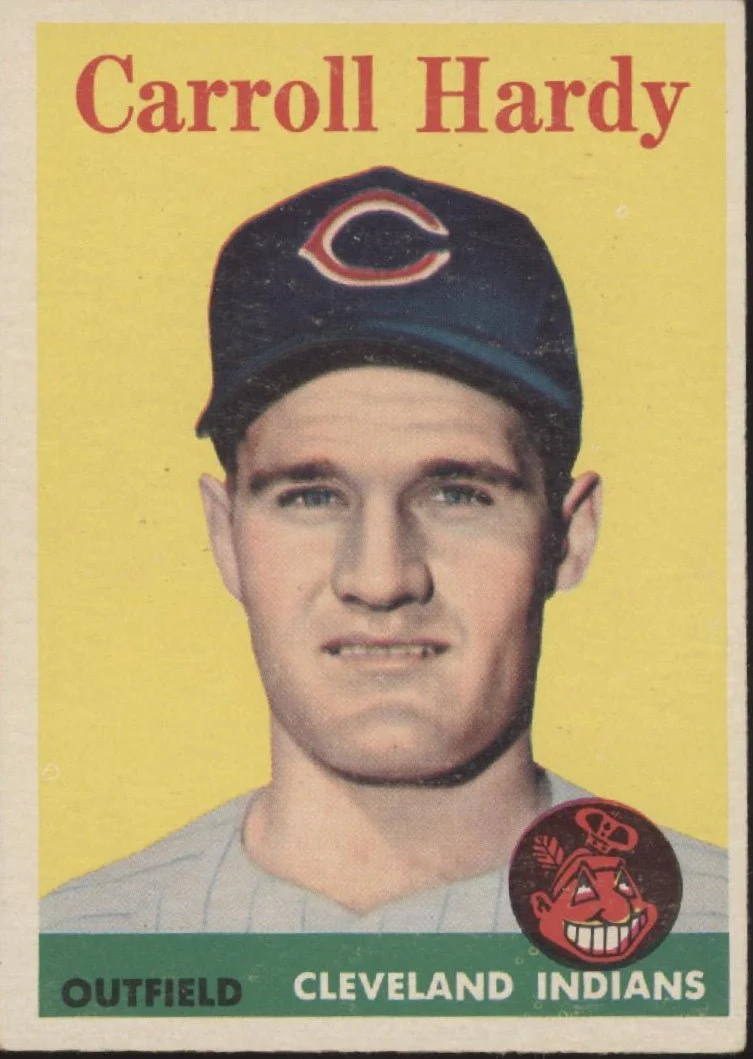 Carroll Hardy 1958 Topps RC #446 Cleveland Indians EX #2
