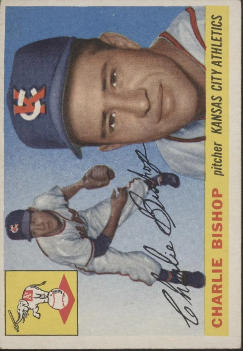 519-charlie-bishop-1955-topps-96-kansas-city-athletics-vg-1.webp Charlie Bishop 1955 Topps #96 Kansas City Athletics VG