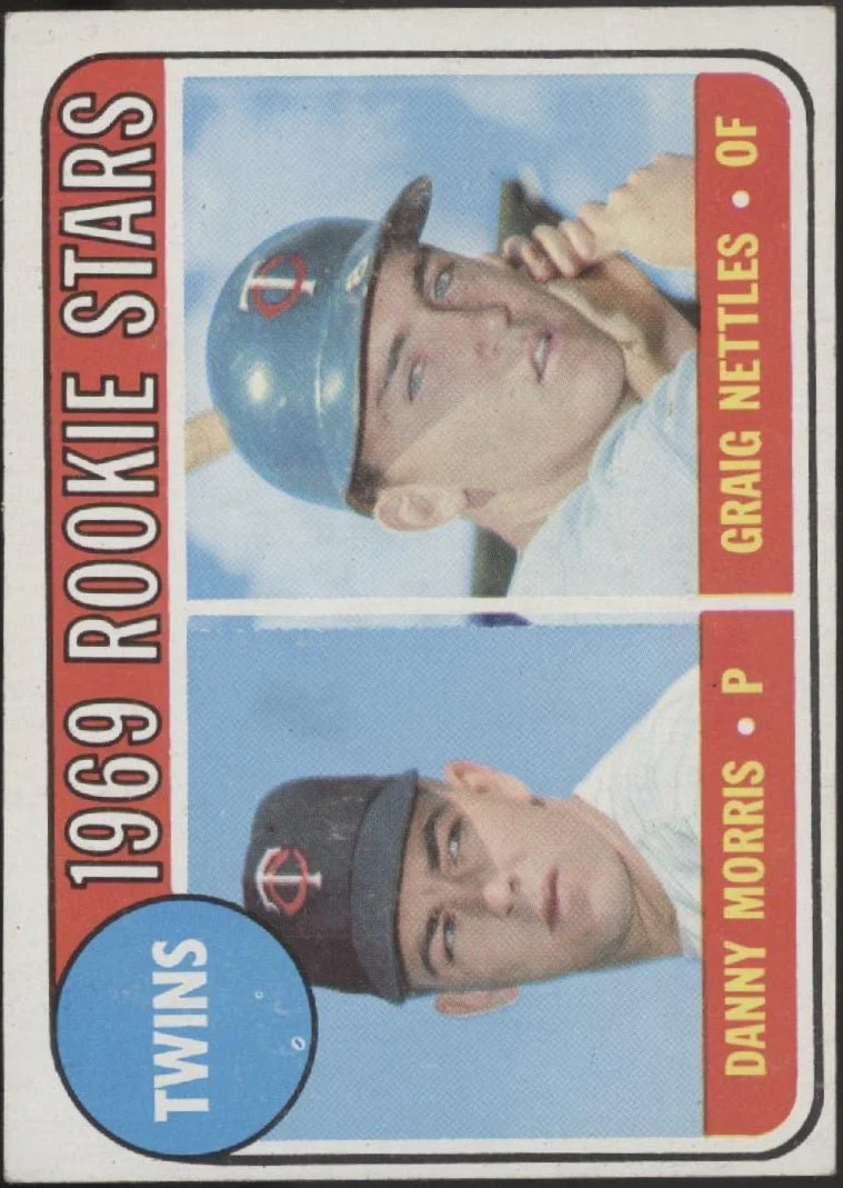 Danny Morris / Graig Nettles 1969 Topps Twins Rookie Stars RC #99 EX