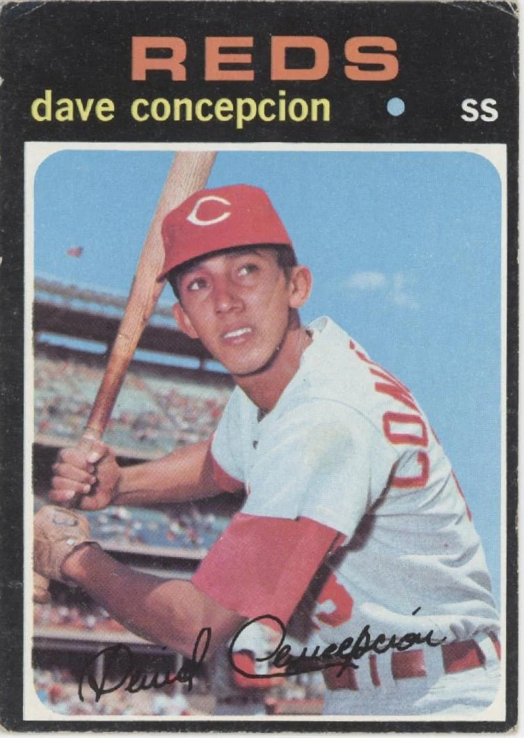 Dave Concepcion 1971 Topps RC #14 Cincinnati Reds VG