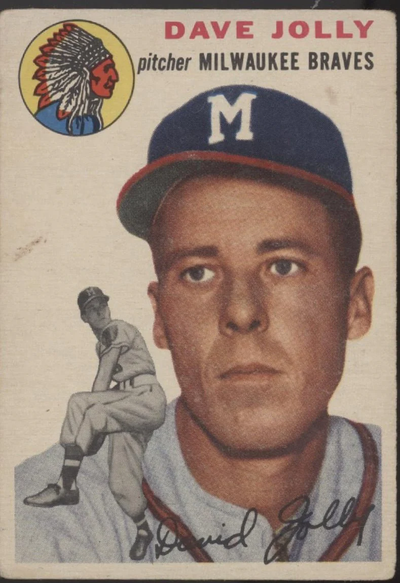 530-dave-jolly-1954-topps-188-milwaukee-braves-gd-1.webp Dave Jolly 1954 Topps #188 Milwaukee Braves GD
