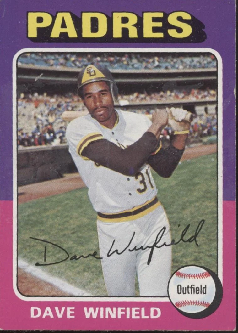 Dave Winfield 1975 Topps #61 San Diego Padres VG-EX