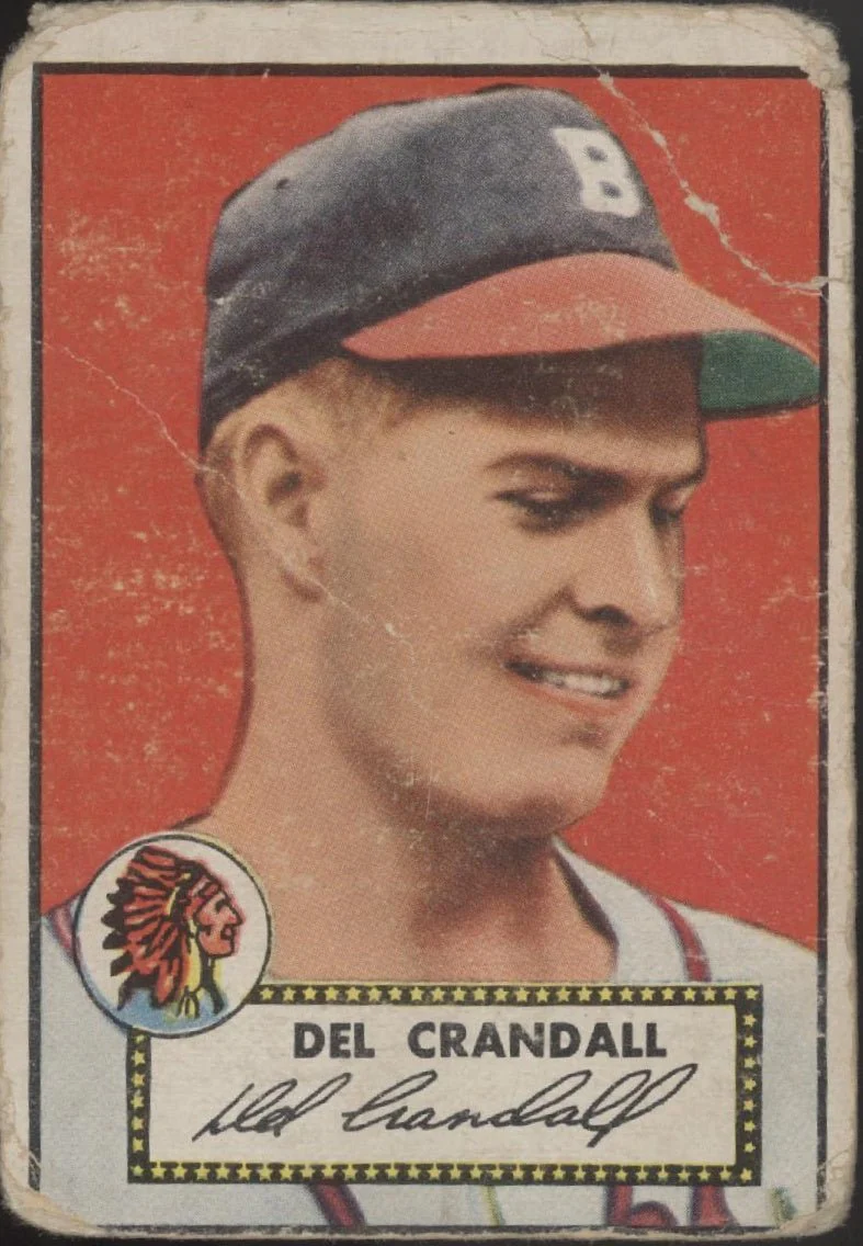 Del Crandall 1952 Topps #162 Boston Braves PR