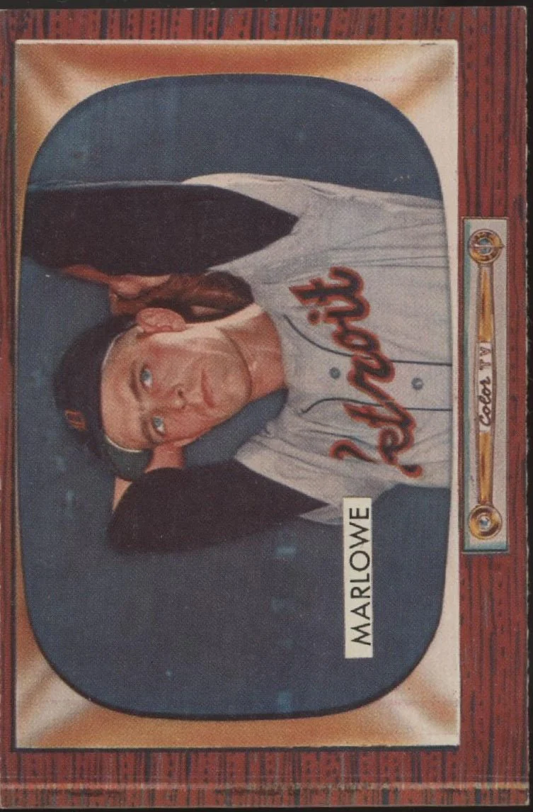 Dick Marlowe 1955 Bowman #91 Detroit Tigers EX