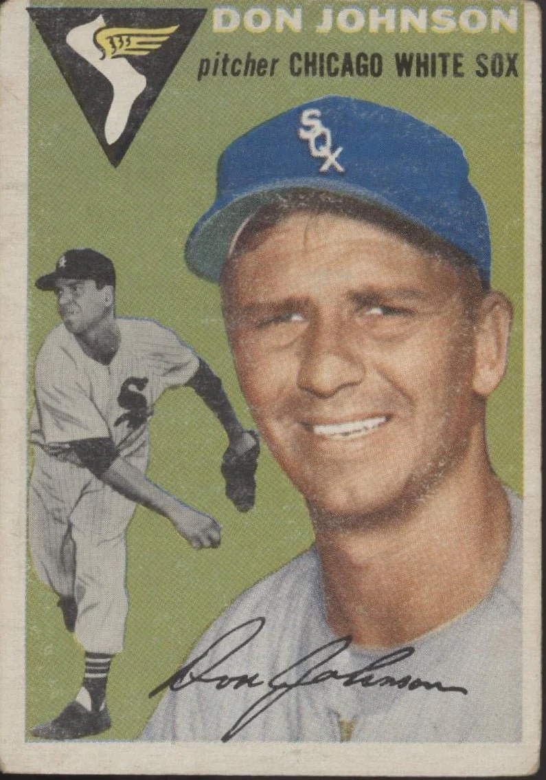 Don Johnson 1954 Topps #146 Chicago White Sox VG #2