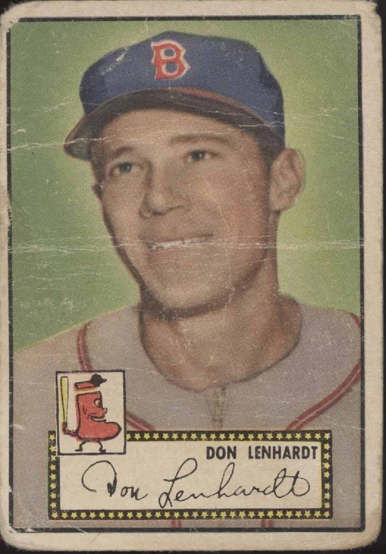 Don Lenhardt 1952 Topps #4 Boston Red Sox PR