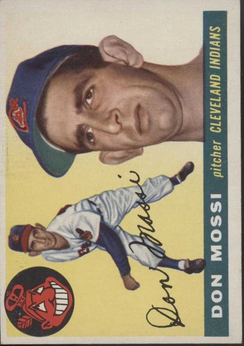 Don Mossi 1955 Topps RC #85 Cleveland Indians VG-EX #2