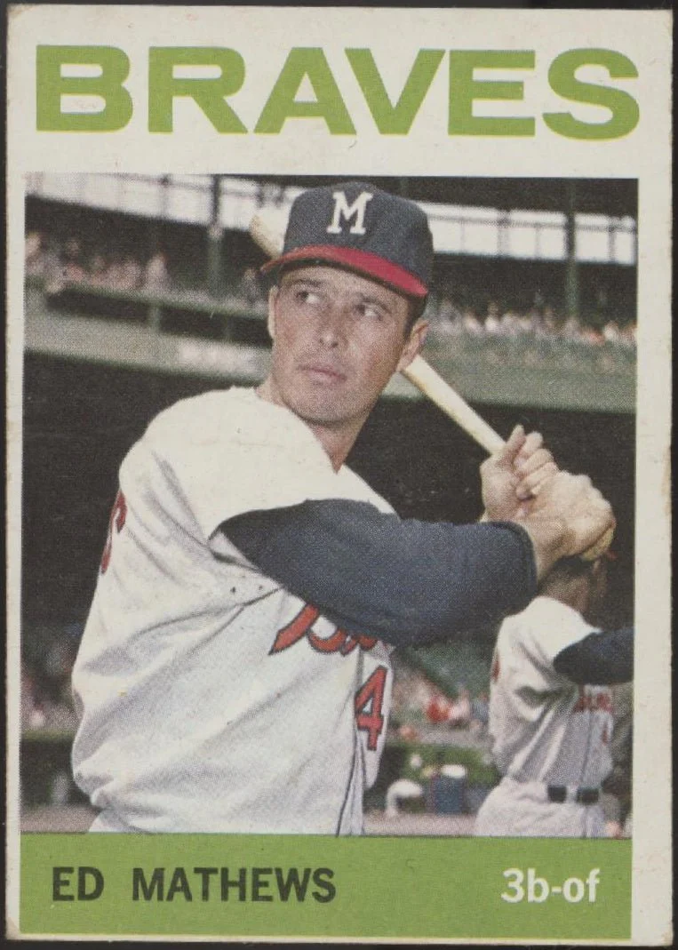Ed Mathews 1964 Topps #35 Milwaukee Braves GD