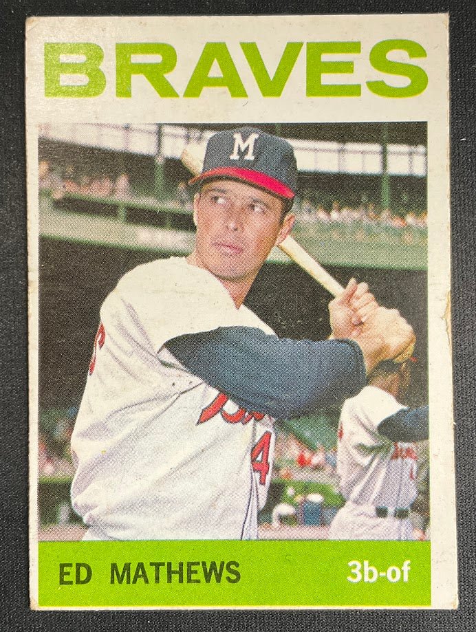 Ed Mathews 1964 Topps #35 Milwaukee Braves GD