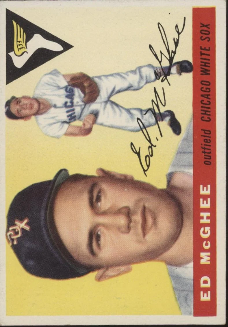 Ed McGhee 1955 Topps #32 Chicago White Sox EX