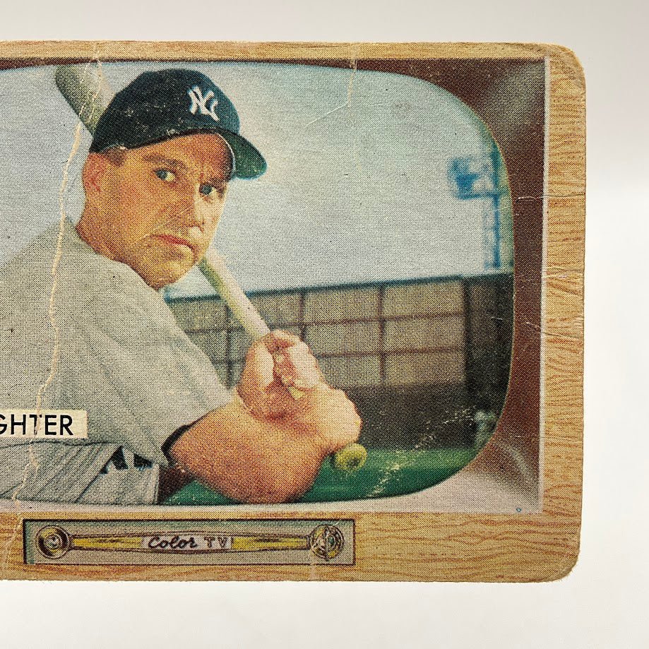 Enos Slaughter 1955 Bowman #60 New York Yankees PR