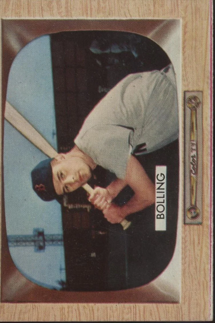 Frank Bolling 1955 Bowman #204A Detroit Tigers EX