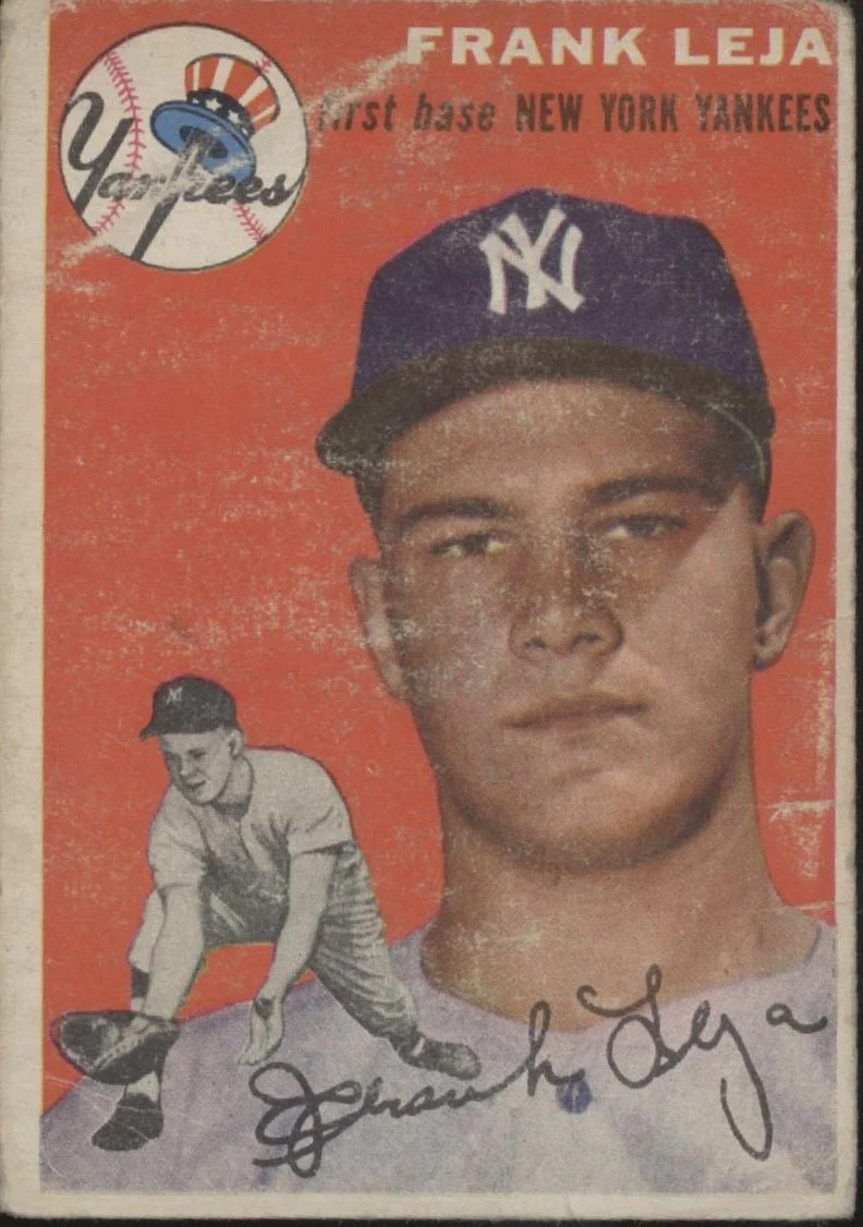 Frank Leja 1954 Topps #175 New York Yankees GD #2