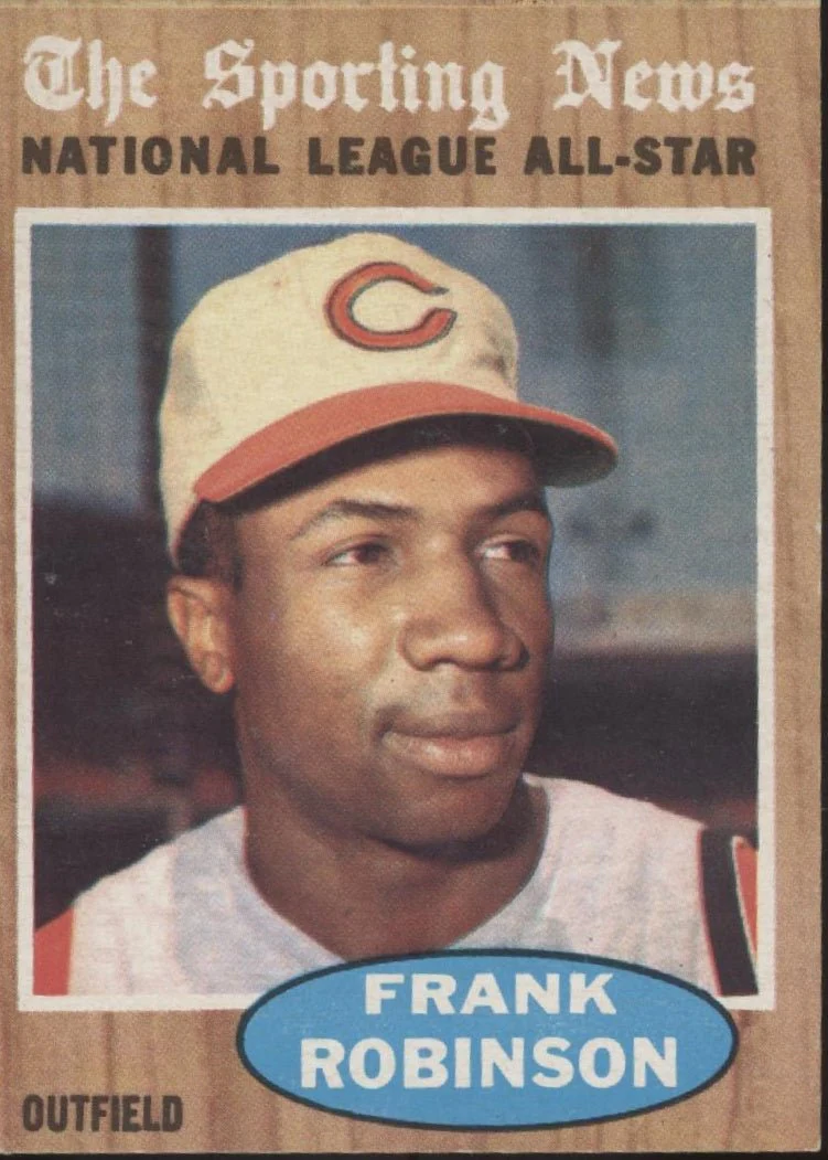 Frank Robinson 1962 Topps Sporting News #396 Cincinnati Reds VG-EX
