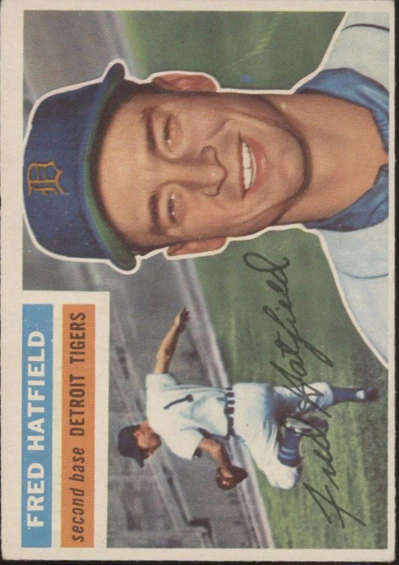 Fred Hatfield 1956 Topps #318 Detroit Tigers VG-EX #2