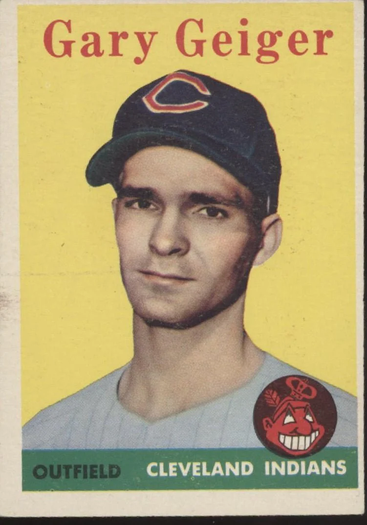 Gary Geiger 1958 Topps RC #462 Cleveland Indians EX