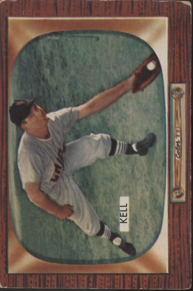 George Kell 1955 Bowman #213 Chicago White Sox VG #1