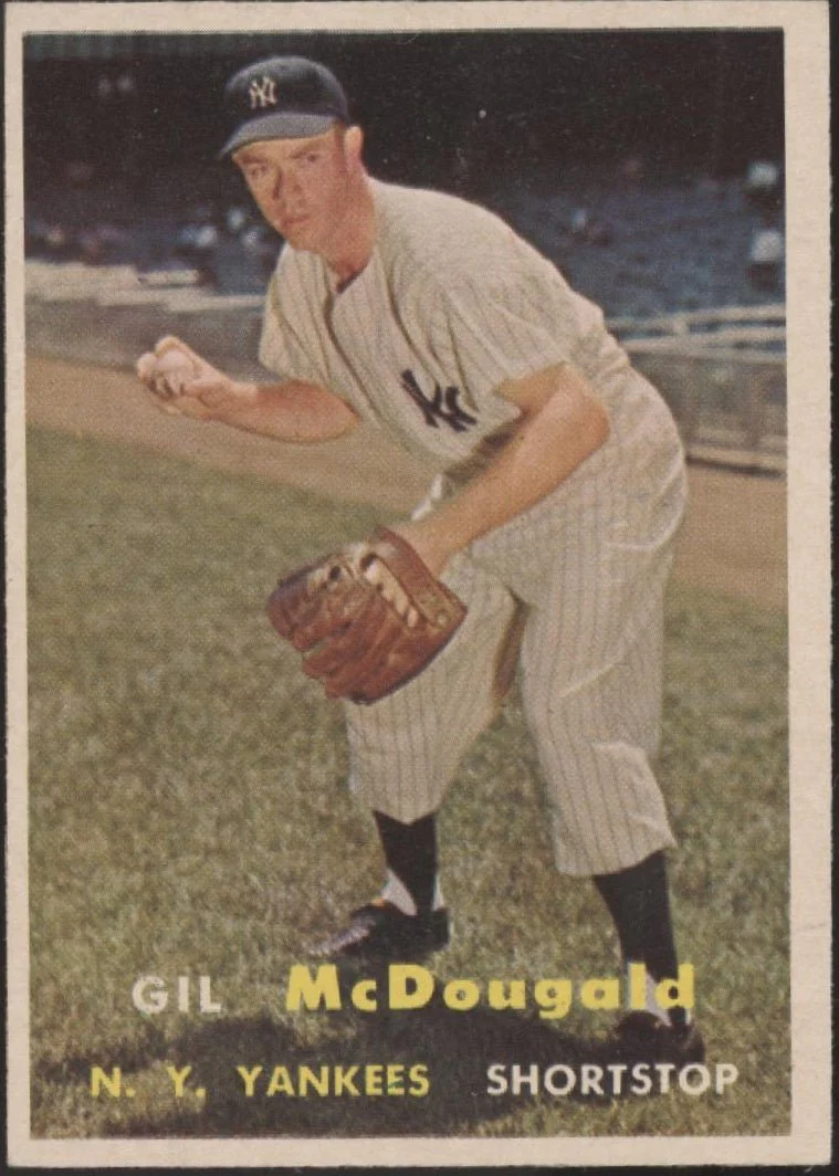 Gil McDougald 1957 Topps #200 New York Yankees VG-EX