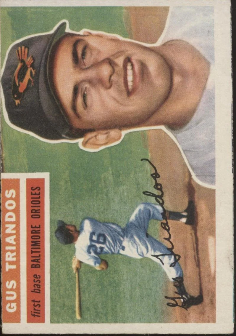 Gus Triandos 1956 Topps #80 Baltimore Orioles EX #1