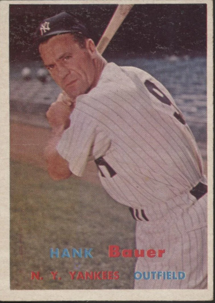 Hank Bauer 1957 Topps #240 New York Yankees GD