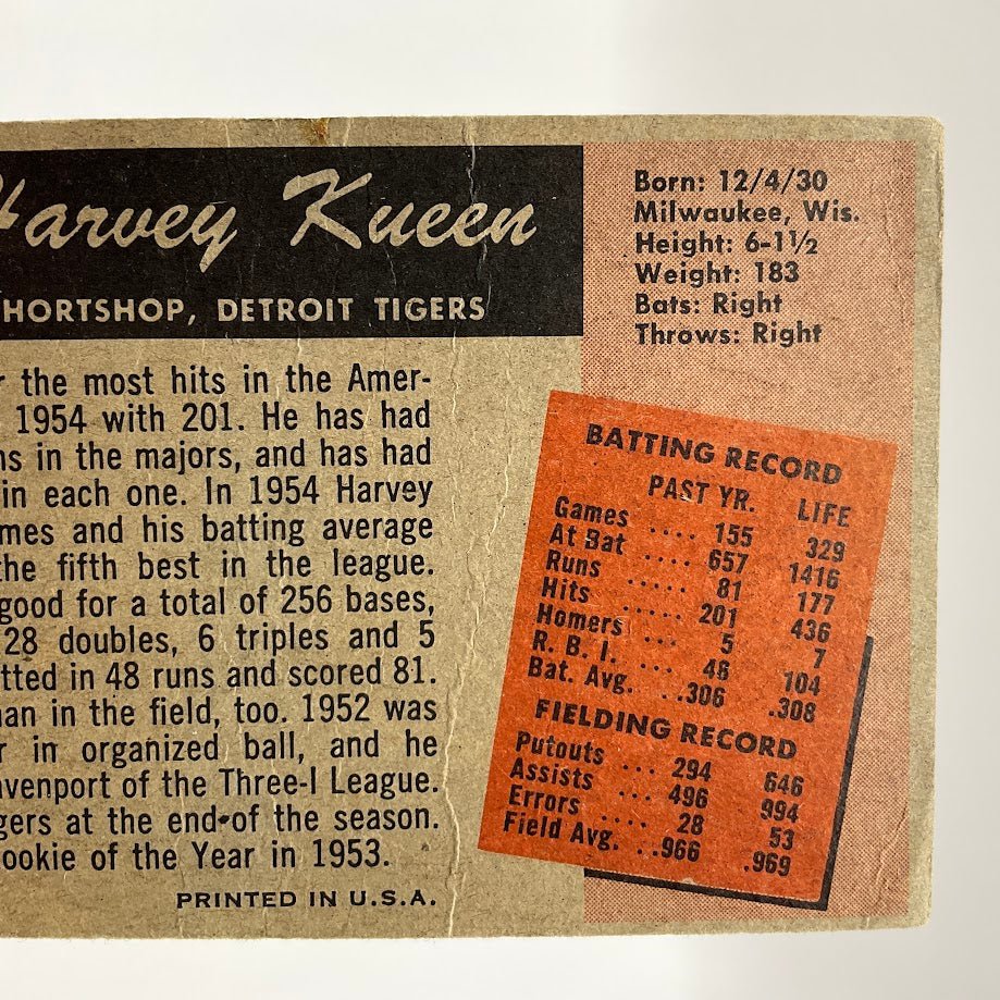 585-harvey-kuenn-1955-bowman-132-detroit-tigers-gd-5.jpg Harvey Kuenn 1955 Bowman #132 Detroit Tigers GD