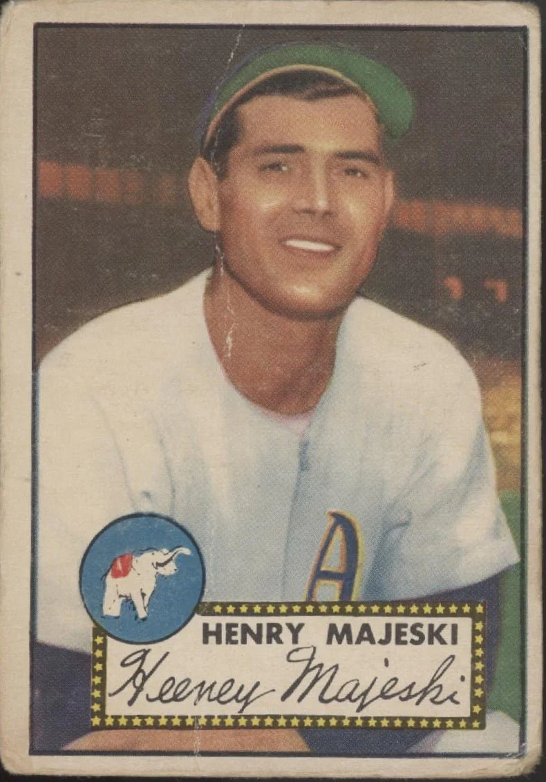 587-henry-majeski-1952-topps-112-philadelphia-athletics-pr-1.webp Henry Majeski 1952 Topps #112 Philadelphia Athletics PR