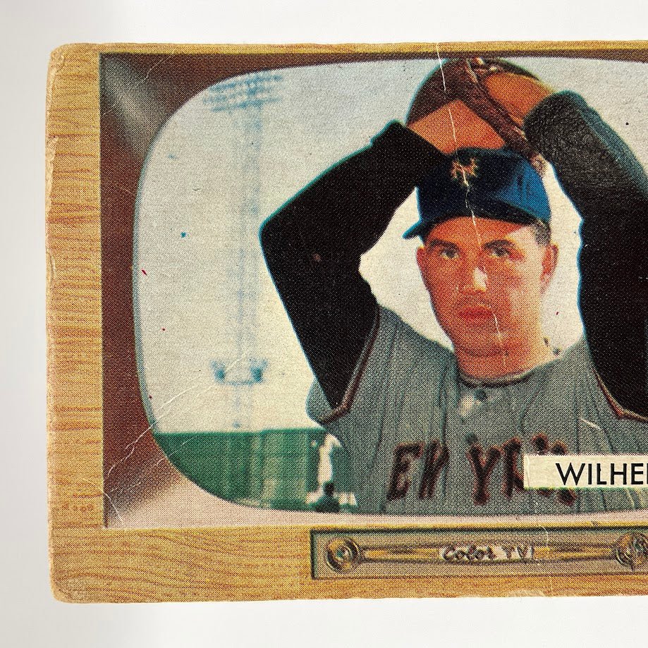 Hoyt Wilhelm 1955 Bowman #1 New York Giants PR