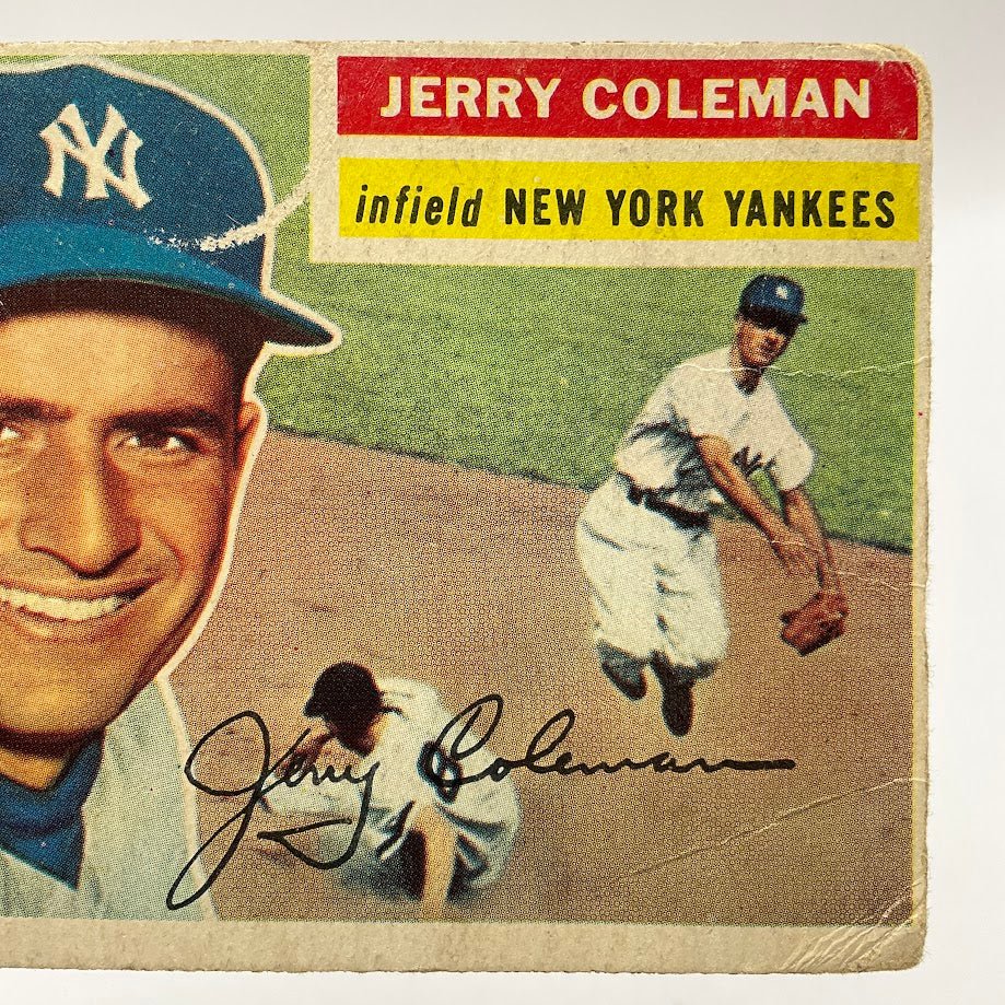 594-jerry-coleman-1956-topps-316-new-york-yankees-vg-3.jpg Jerry Coleman 1956 Topps #316 New York Yankees VG