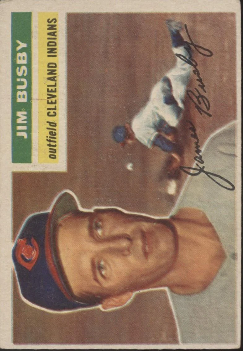 598-jim-busby-1956-topps-330-cleveland-indians-vg-1-1.webp Jim Busby 1956 Topps #330 Cleveland Indians VG #1