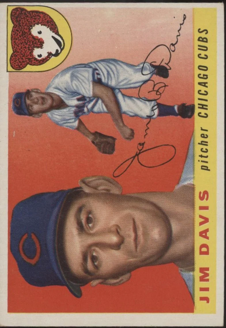 Jim Davis 1955 Topps #68 Chicago Cubs VG-EX #2