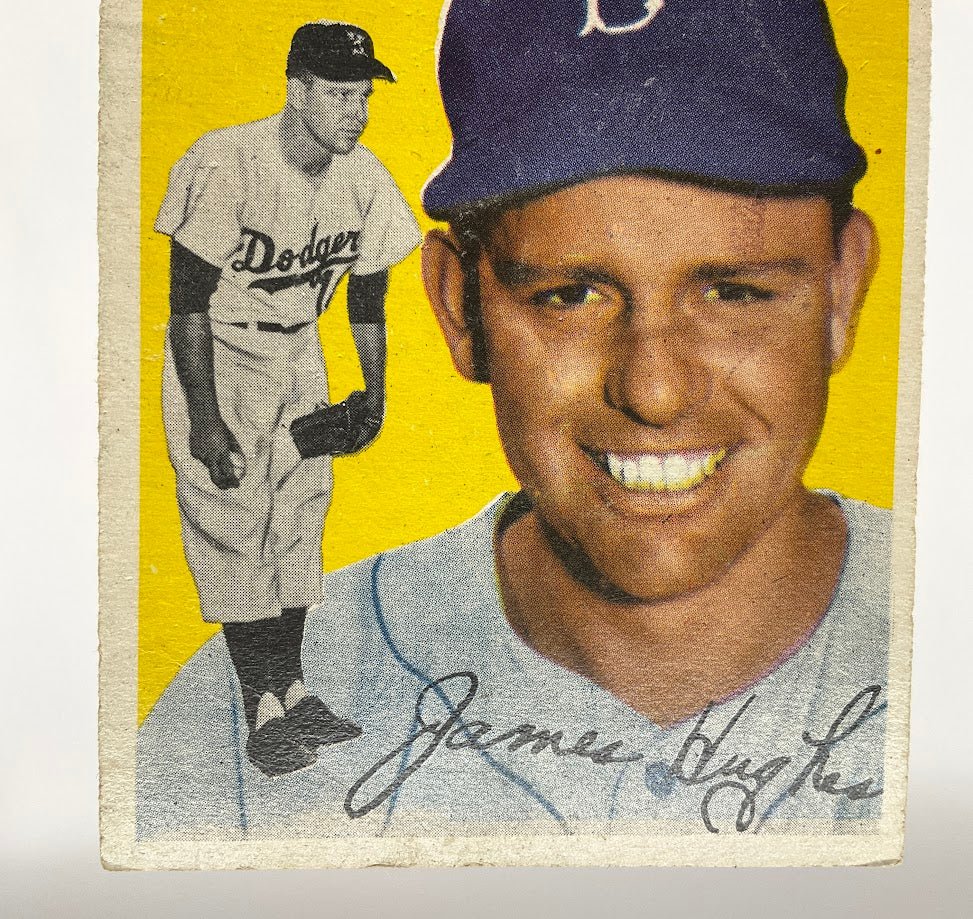 Jim Hughes 1954 Topps #169 Brooklyn Dodgers VG