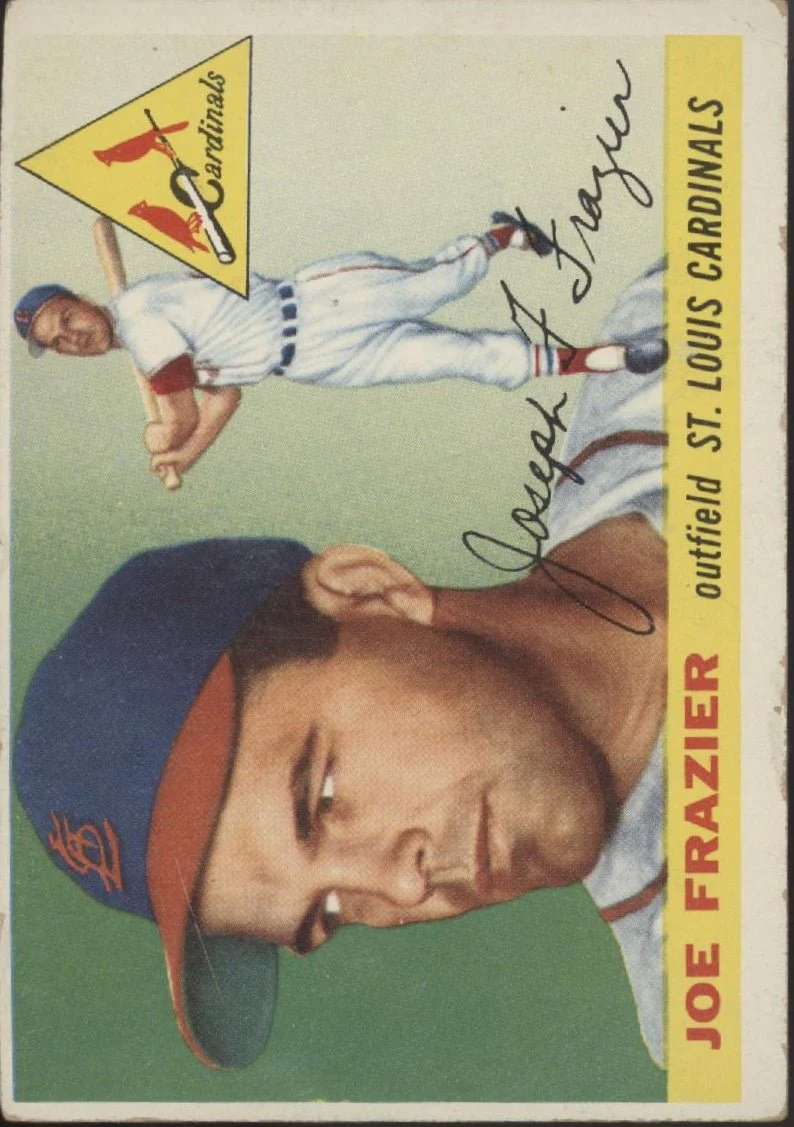 Joe Frazier 1955 Topps RC #89 St. Louis Cardinals VG #2