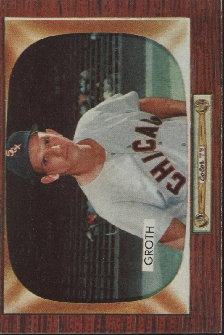 Johnny Groth 1955 Bowman #117 Chicago White Sox EX
