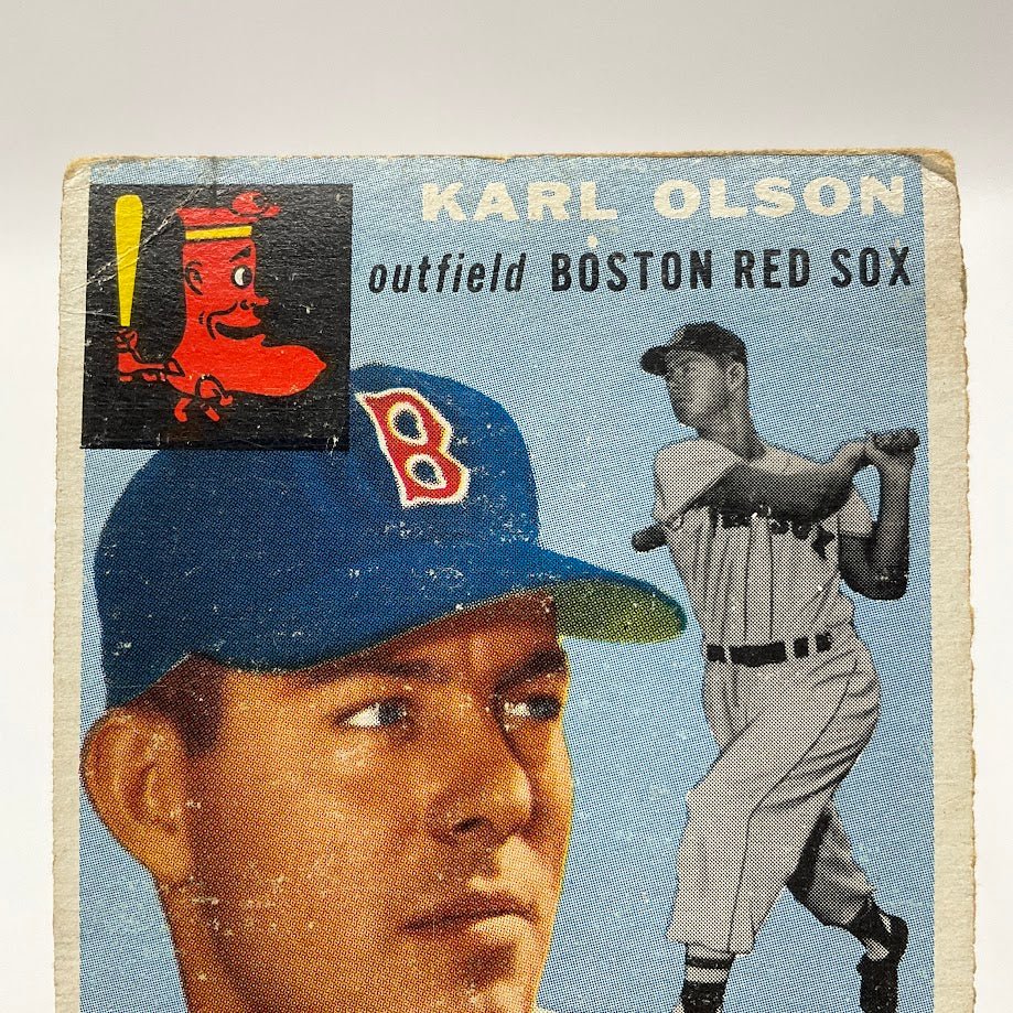 Karl Olson 1954 Topps #186 Boston Red Sox GD #2