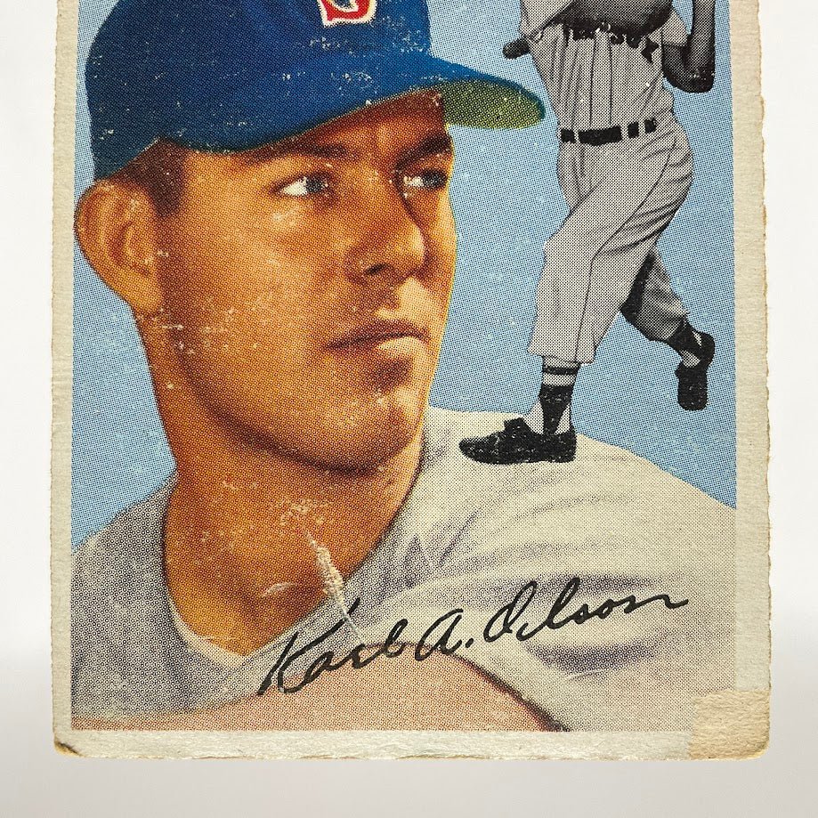 Karl Olson 1954 Topps #186 Boston Red Sox GD #2