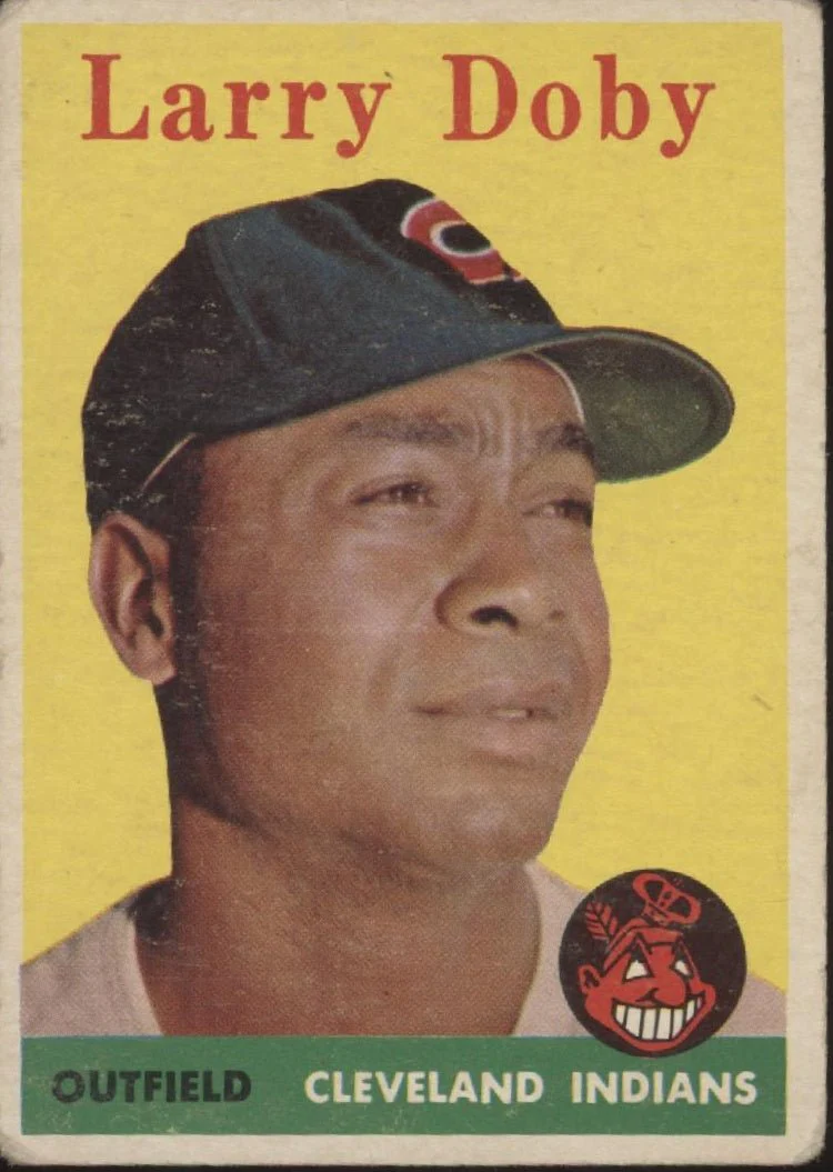 Larry Doby 1958 Topps #424 Cleveland Indians GD #2