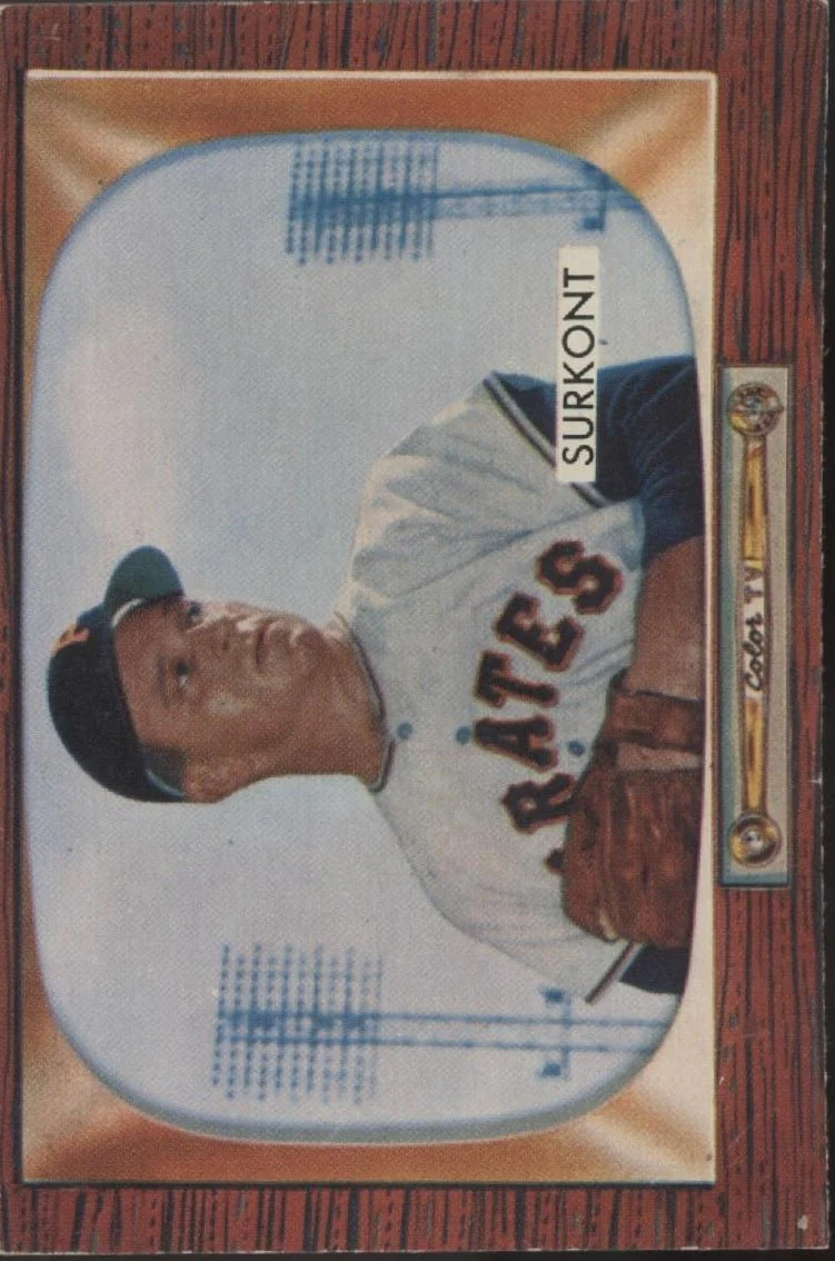 Max Surkont 1955 Bowman #83 Pittsburgh Pirates EX