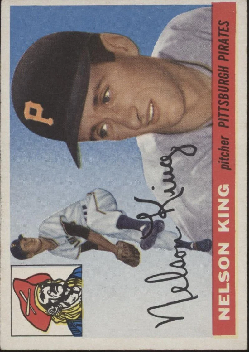 Nelson King 1955 Topps #112 Pittsburgh Pirates VG-EX