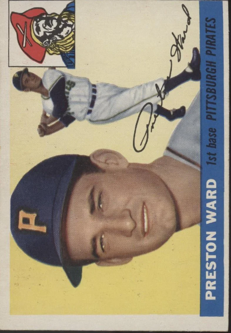 Preston Ward 1955 Topps #95 Pittsburgh Pirates VG #3