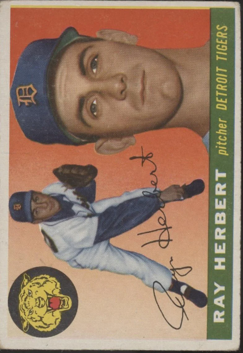 Ray Herbert 1955 Topps #138 Detroit Tigers VG #2