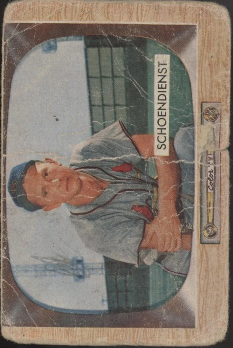 Red Schoendienst 1955 Bowman #29 St. Louis Cardinals PR